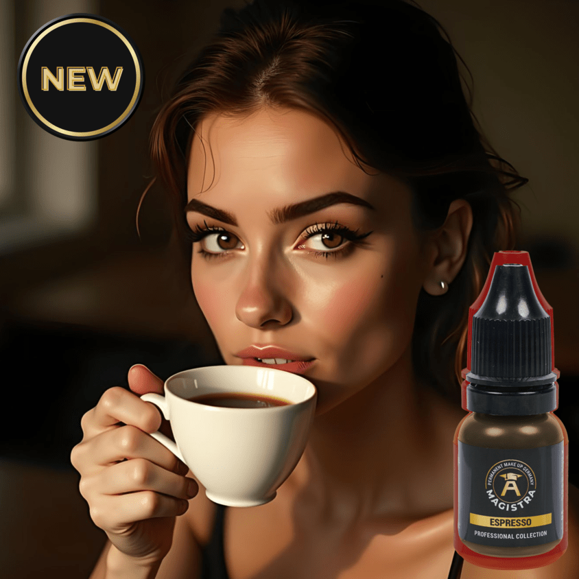 Pigment-Set: nimm 8 - zahl 6 - ESPRESSO, WHISKY-COLA, CHOCOLATE, TRUFFLE, BRONZE STAR, TOFFEE, DARK CHOCOLATE, DOUBLE ESPRESSO