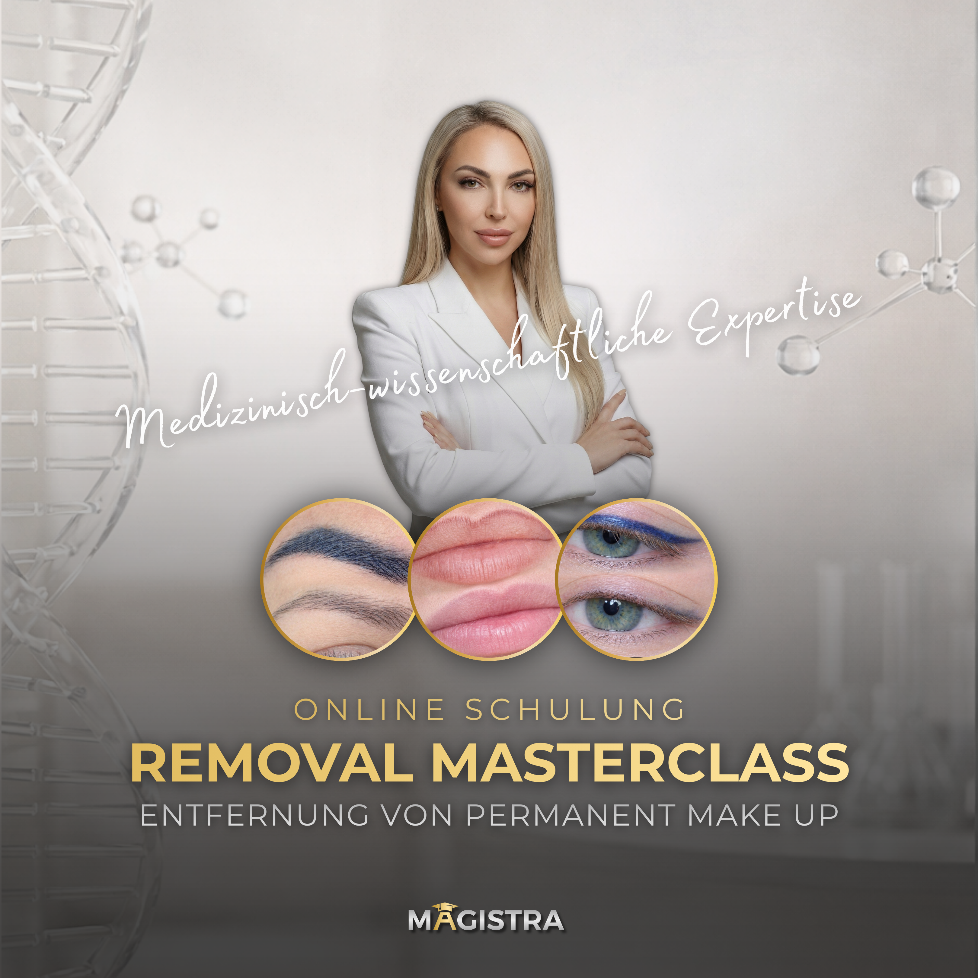 MAGISTRA® Permanent-Make-up-Remover Schulung.